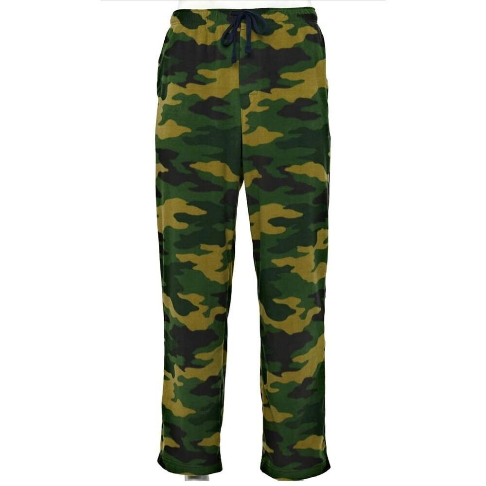 Men’s Microfleece Sleep Pants w/Pockets Size 1XB Pajamas Soft Comfortable‎ NWT